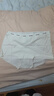 ubras平角纯棉内裤女7A抗菌加长裆防走光包臀四角女士短裤 黑色+中花灰色+白色 3条 L 实拍图
