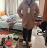 波司登反季羽绒服男女同款90绒加厚连帽修身中长款休闲百搭外套 实拍图