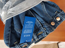 真维斯（Jeanswest）牛仔裤女秋季高腰阔腿百搭显瘦直筒拖地裤子女深蓝M 实拍图