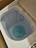 YANGZI扬子集团洗衣机半自动老式家用双桶大容量双缸洗衣机蓝光 洗脱双筒小型波轮 20.5KG 【洗13+7.5脱|加厚|强劲电机】 实拍图