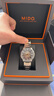 美度（MIDO）瑞士手表 指挥官 幻影款 商务休闲 白钢 钢带男表送男友新年礼物 实拍图