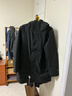 君羽反季羽绒服男中长商务款鹅绒服800高蓬白鹅绒连帽羽绒大衣 黑色 【800蓬白鹅绒】 M （推荐131-145斤） 实拍图