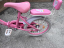永久儿童自行车3-8岁小孩脚踏单车宝宝中大童女孩公主款童车 升级-白胎折叠】小猫粉+护具礼包 18寸 实拍图