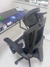 南皇人体工学办公椅电竞椅久坐打游戏办公室椅子久坐不累人工力学座椅 镂空双背黑-3级杆-尼脚-155°任意后躺 120-155度(含) 联动扶手 实拍图