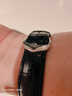 万晨手表带男真皮适用西铁城天梭浪琴美度天王卡西欧DW黑色20mm银针扣 实拍图