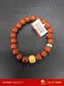 保真正品云南保山南红玛瑙手串女款满色柿子红老型珠手链单圈礼物 收藏级南红老型蜜蜡款10mm 实拍图