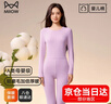猫人（MiiOW）女士保暖内衣纯棉秋衣裤圆领磨毛母婴级一等品莱卡婴儿棉套装 实拍图