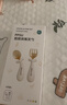 COOKSS婴儿勺子宝宝学吃饭弯弯训练勺叉子自主进食PPSU辅食勺餐具收纳盒 实拍图