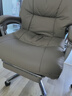 顾全C570电脑椅人体工学椅家用舒适可躺办公椅久坐不累老板椅 咖色 实拍图
