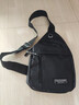 【运动腰包】跑步包男休闲斜挎包手机包防泼水健身包 黑色 实拍图