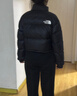 北面（The North Face）美版1996Nuptse男女款羽绒服潮牌经典户外700蓬-鸭/鹅绒随机发 NF0A5GGE女款高腰KX7-无畏黑 XS 实拍图