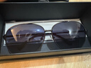帕森（PARZIN）偏光太阳镜型男眼镜双梁经典蛤蟆镜驾驶墨镜PZ8131A黑框黑灰片 实拍图