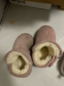 巴布豆童鞋冬季保暖儿童雪地鞋加绒加厚女童学步鞋116345039藕粉色25 实拍图