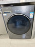 海尔滚筒洗衣机全自动10kg 新品上市 537超薄平嵌 蓝盾除菌 防生锈 525大筒径 商场同款XQG100-L58A1 实拍图