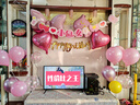 多美忆生日场景布置女孩生日气球儿童道具氛围装饰快乐桌飘装扮粉色套餐 实拍图