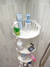 晴海歌浴室转角架卫生间三脚架化妆品收纳架厕所置物架多层放洗衣液架子 四层95cm高20cm直径-福寿鹿 实拍图