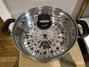 美厨（MAXCOOK）蒸锅 不锈钢28cm单层蒸锅 加厚复合底 燃气炉电磁炉通用 实拍图