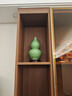 傲世景德镇陶瓷器新中式小花瓶工艺品客厅摆件办公室博古架茶室装饰品 影青葫芦瓶（配木质旋转底座） 实拍图