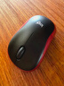 罗技（Logitech）M185鼠标 无线鼠标 办公鼠标 对称鼠标 黑色红边 带无线2.4G接收器 实拍图
