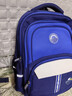 巴布豆小学生书包男3-4-6年级双肩背包男女1-3年级儿童书包英伦风学院 2116蓝色大号3-6年级 实拍图