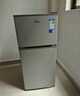 美的（Midea）112L两门小冰箱灰色双温小冰箱迷你家用宿舍租房灵活摆放节能低音深冷速冻 BCD-112CM 实拍图