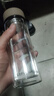 富光男女士双层玻璃杯 高硼硅玻璃304茶隔水杯子 带茶隔泡茶杯320ml 实拍图