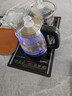 友家铺子（Biooner）全自动上水电热水壶电茶壶茶台烧水壶一体家用办公茶桌嵌入式茶具套装 1L 晶耀黑-手柄加水消毒款（37*20cm） 实拍图