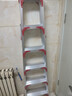 康鹏梯子家用折叠伸缩加厚铝合金人字梯室内多功能伸缩楼梯登高工程梯 全三角片加固-1.8米加厚 实拍图