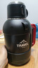 316不锈钢保温壶大容量保温杯户外露营暖水壶折叠把手一盖两用 2500ml*黑色-折叠把手-一盖两用 实拍图