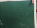 得力150*90cm黑板 镀锌背板绿板 粉笔书写板磁性办公教学会议小白板悬挂式写字板黑板白板油画棒白板 实拍图