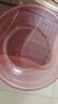 加大加厚洗脸盆家用大号洗菜盆洗衣盆浴室专用内裤收纳盆子 紫红 大号摔不烂【直径29cm】 实拍图