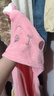 洁丽雅（Grace）A类浴巾儿童带帽斗篷浴袍超软吸水浴巾洗澡连帽包巾速干150*80cm 实拍图