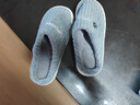 【福利价】小熊小兔棉拖秋冬季情侣保暖学生男拖鞋女居家棉拖鞋 小熊小兔棉拖-灰色 36-37 适合35-36 实拍图