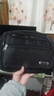 小安熊新款牛津布小背包男休闲商务包多层防泼水斜挎包布包横多层大容量 大号黑色 实拍图