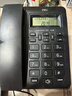得力（deli）电话机座机 固定电话 办公家用  免提通话 大字按键 来电显示  33490黑 实拍图