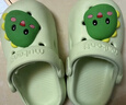 牧童儿童拖鞋夏男宝宝洞洞鞋软底女童卡通洗澡婴幼儿家居鞋奶龙绿160 实拍图