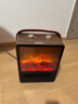 WeWarm【UV除菌99.9%】壁炉取暖器家用暖风机仿真炭火电暖器室内外大面积速热冷暖风机轻音节能1908NUV 实拍图