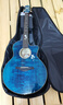 楚门（Trumon）楚门tf280/tf150/落樱/520tf民谣吉他初学者面单板专业加震电箱 41寸落樱520TF-BU 缺角 深海蓝【原声款】 实拍图