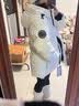 波司登（BOSIDENG）反季羽绒90绒鹅绒极寒羽绒服女士加厚连帽商场同款时尚百搭外套 冰穹提花白9CW4 S 160/84A 体重约100-110斤 实拍图