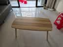 AEY折叠茶几客厅家用简约小户型实木免安装易收纳小桌子 100*50cm 实拍图