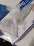 蓝帆医疗（blue sail+）一次性使用PVC手套无粉医用检查手套 透明色 100只/盒 中号M码 实拍图