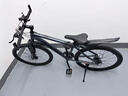 凤凰山地自行车成人减震男女内走线变速竞赛车青少年学生车单车 飞跃 钢架辐条轮-消光灰 26寸【建议身高160-185cm】 24速 实拍图