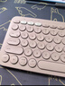 罗技（Logitech）时尚系列K380蓝牙键盘 无线键盘Mac笔记本平板IPAD电脑静音键盘安卓手机多设备超薄家用巧克力按键 PEBBLE 2 COMBO（升级版套装-云霞粉） 实拍图