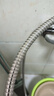 九牧（JOMOO）不锈钢上水头编织软管花洒耐热防爆淋浴软管1.5米H2BE2-150103C-2 实拍图