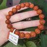石玥珠宝精品9-10mm凉山南红玛瑙手串本命年转运珠手链男女士款礼物 实拍图