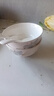 高颜值家用银杏时光米饭碗大面碗陶瓷餐具家用新骨瓷陶瓷碗 银杏时光 4.5英寸2碗2白勺 实拍图