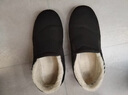 3514保暖羊毛布鞋老人鞋套脚款男士爸爸鞋冬季加厚棉鞋 黑色 43  实拍图