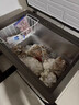 海尔（Haier）冰柜家用小型冷冻柜新一级能效减霜80%零下30℃低温速冻柜小型冰箱卧式冷藏冷冻保鲜柜 200升 【月光银推荐】减霜80% 约装280斤肉 实拍图