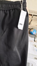 主意范（ZHUYIFAN）胖子大码230斤裤子男直筒春夏秋款工装裤潮牌大码直筒阔腿休闲裤 A001-K1050J黑色加绒 5XL (195) 205-230斤可穿 实拍图