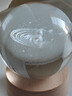 DEERC发光太阳系水晶球桌面小摆件创意小夜灯生日新年礼物送女友 满眼星辰(充电-大号8cm礼盒） 实拍图